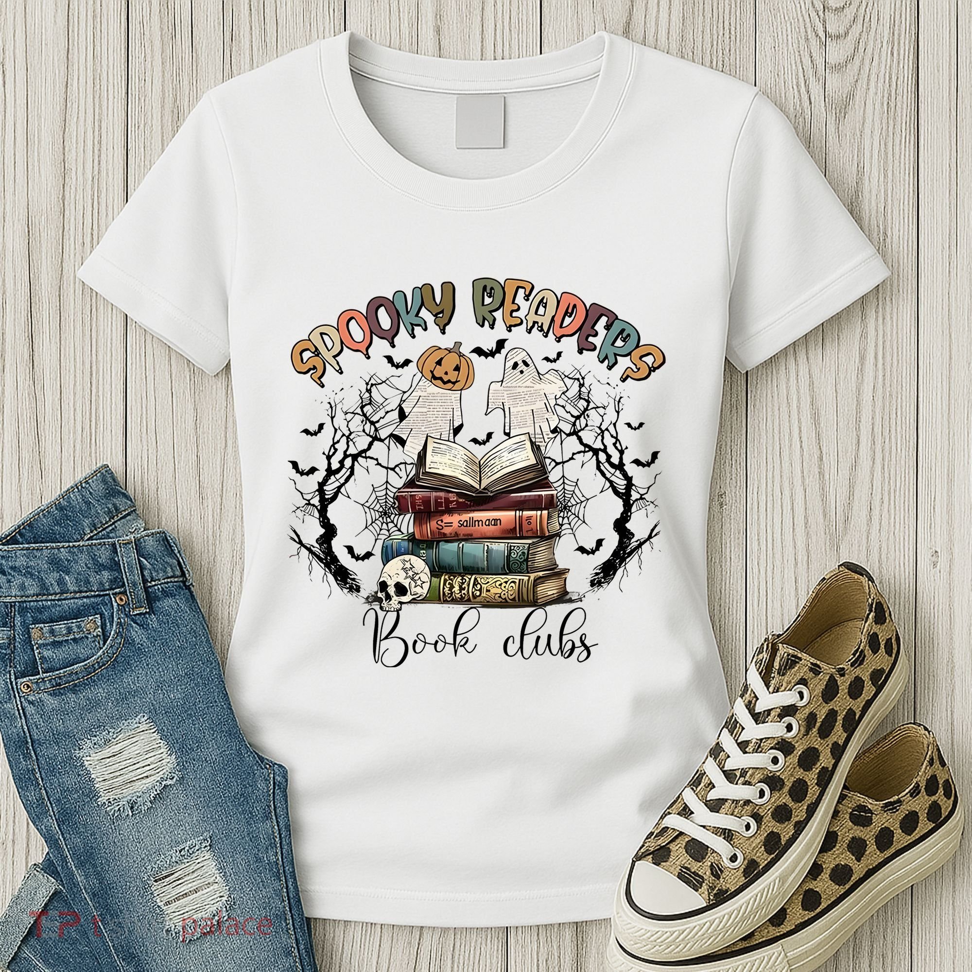 Spooky Readers Book Clubs Women's T-Shirt