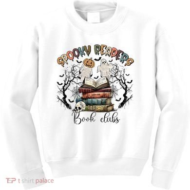 Spooky Readers Book Clubs Kids Sweatshirt