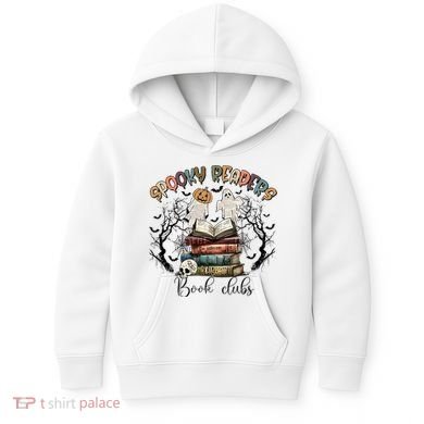 Spooky Readers Book Clubs Kids Hoodie
