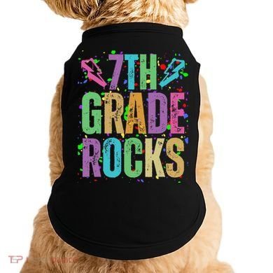 School Rocks Back To School Rockin 7th Grade Rocks Doggie Tank
