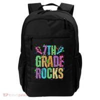 School Rocks Back To School Rockin 7th Grade Rocks Backpack thumb 0