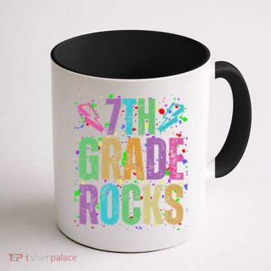 School Rocks Back To School Rockin 7th Grade Rocks Coffee Mug back