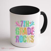 School Rocks Back To School Rockin 7th Grade Rocks Coffee Mug thumb 1
