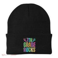 School Rocks Back To School Rockin 7th Grade Rocks Beanie thumb 0