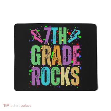 School Rocks Back To School Rockin 7th Grade Rocks Mousepad