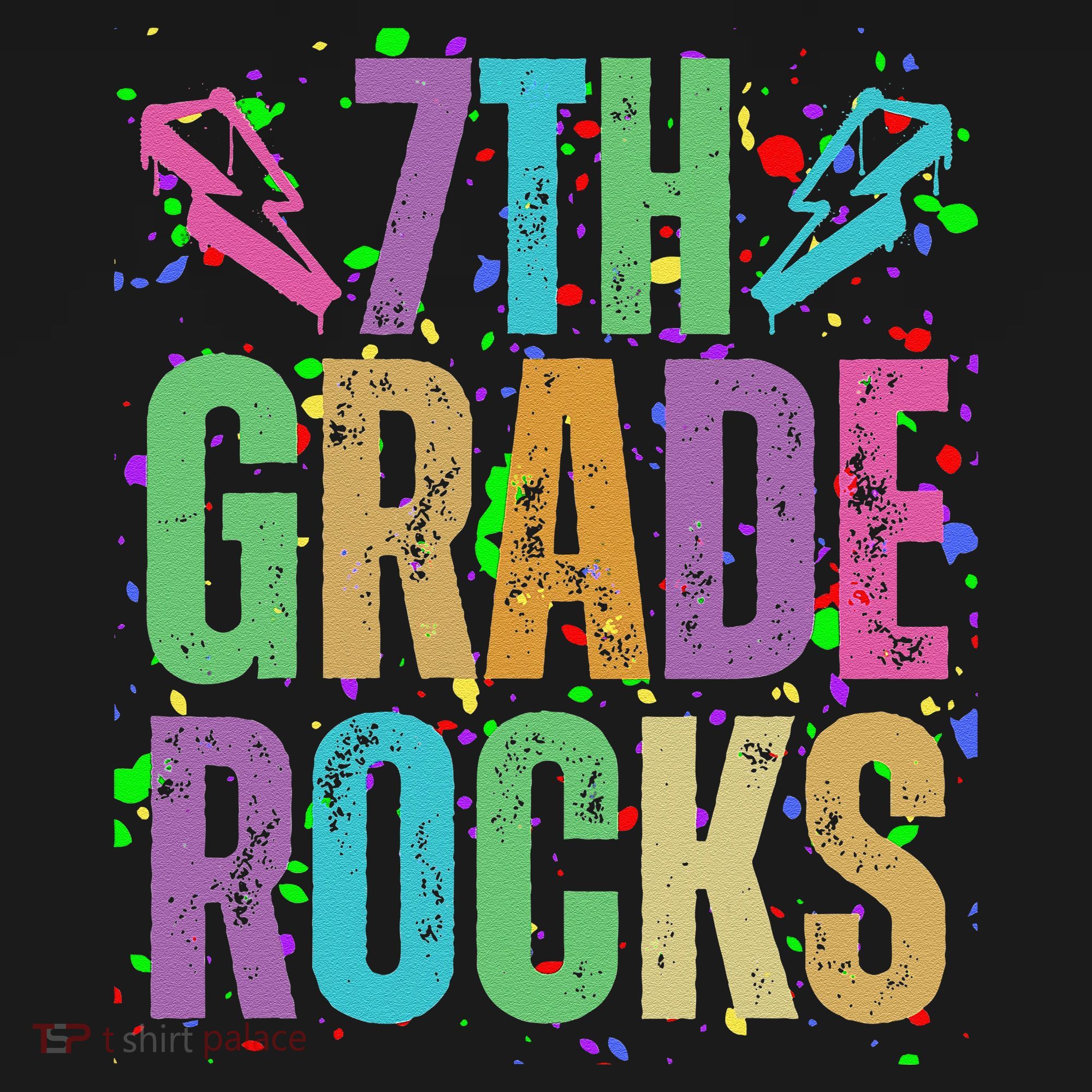 School Rocks Back To School Rockin 7th Grade Rocks Tank Top