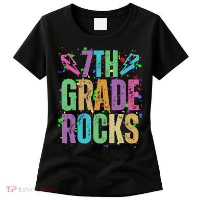School Rocks Back To School Rockin 7th Grade Rocks Women's T-Shirt