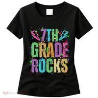 School Rocks Back To School Rockin 7th Grade Rocks Women's T-Shirt thumb 0