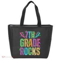 School Rocks Back To School Rockin 7th Grade Rocks Tote Bag thumb 0