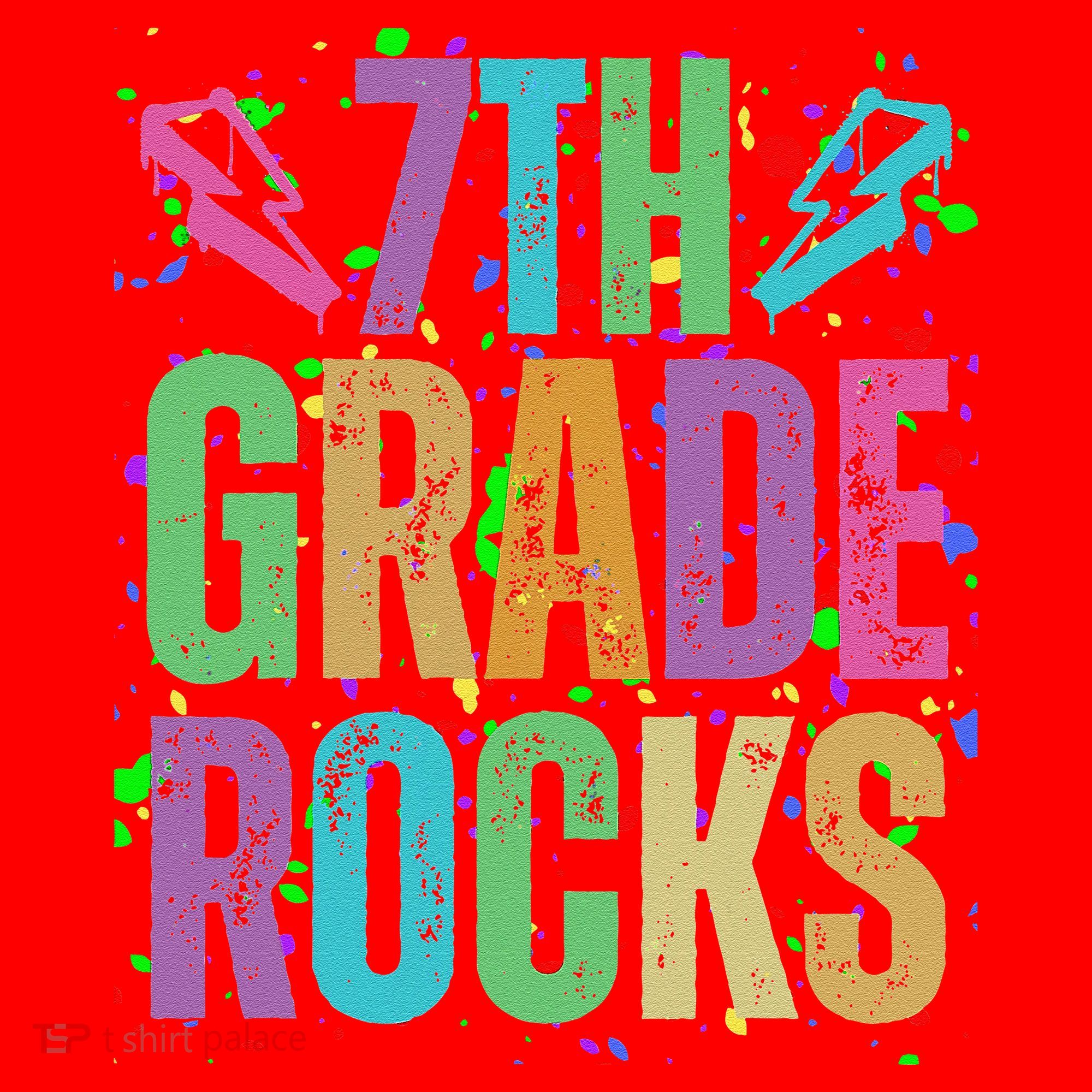 School Rocks Back To School Rockin 7th Grade Rocks Santa Hat