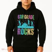 School Rocks Back To School Rockin 6th Grade Rocks Hoodie thumb 2