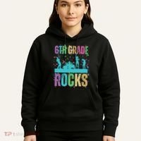 School Rocks Back To School Rockin 6th Grade Rocks Hoodie thumb 5