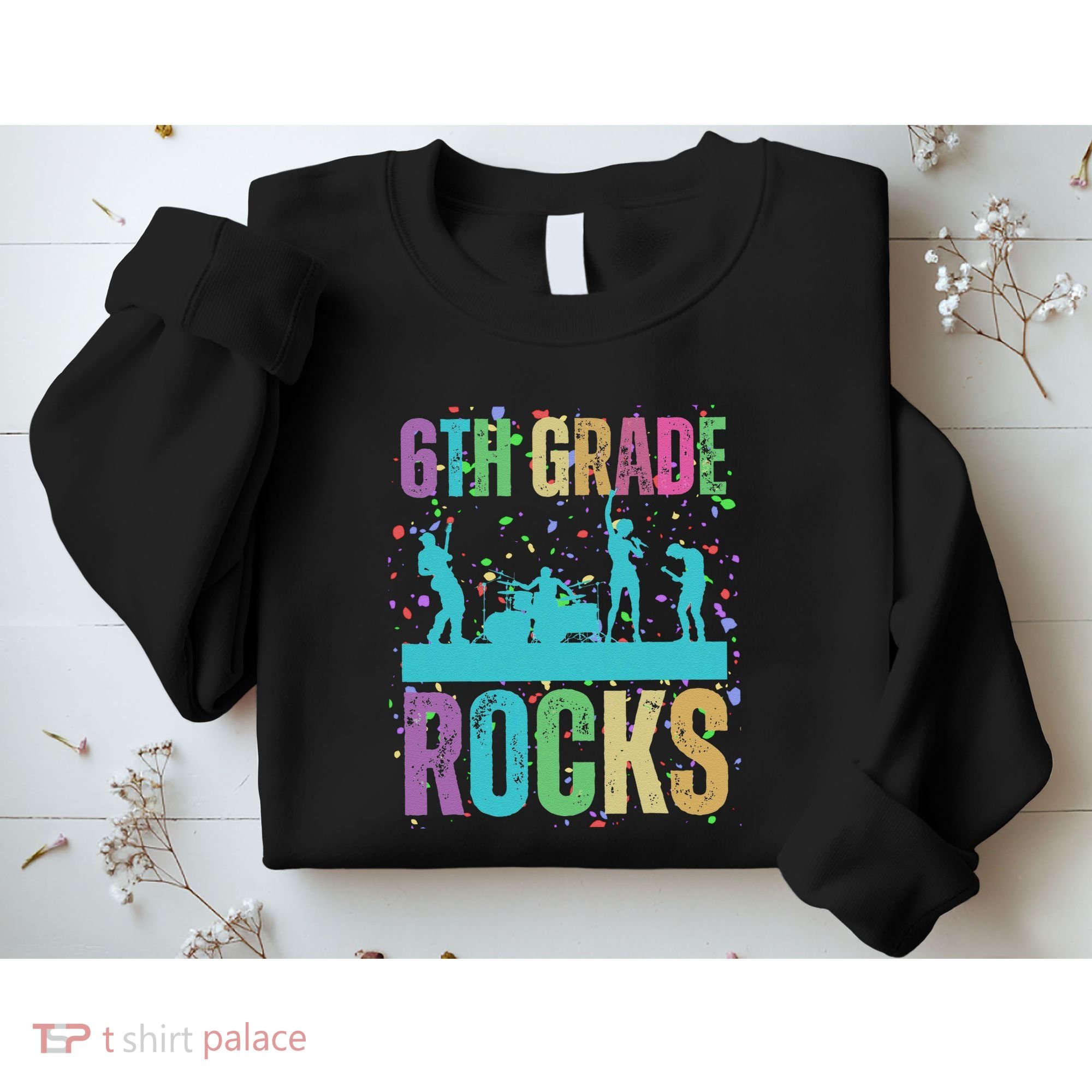 School Rocks Back To School Rockin 6th Grade Rocks Sweatshirt