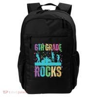 School Rocks Back To School Rockin 6th Grade Rocks Backpack thumb 0