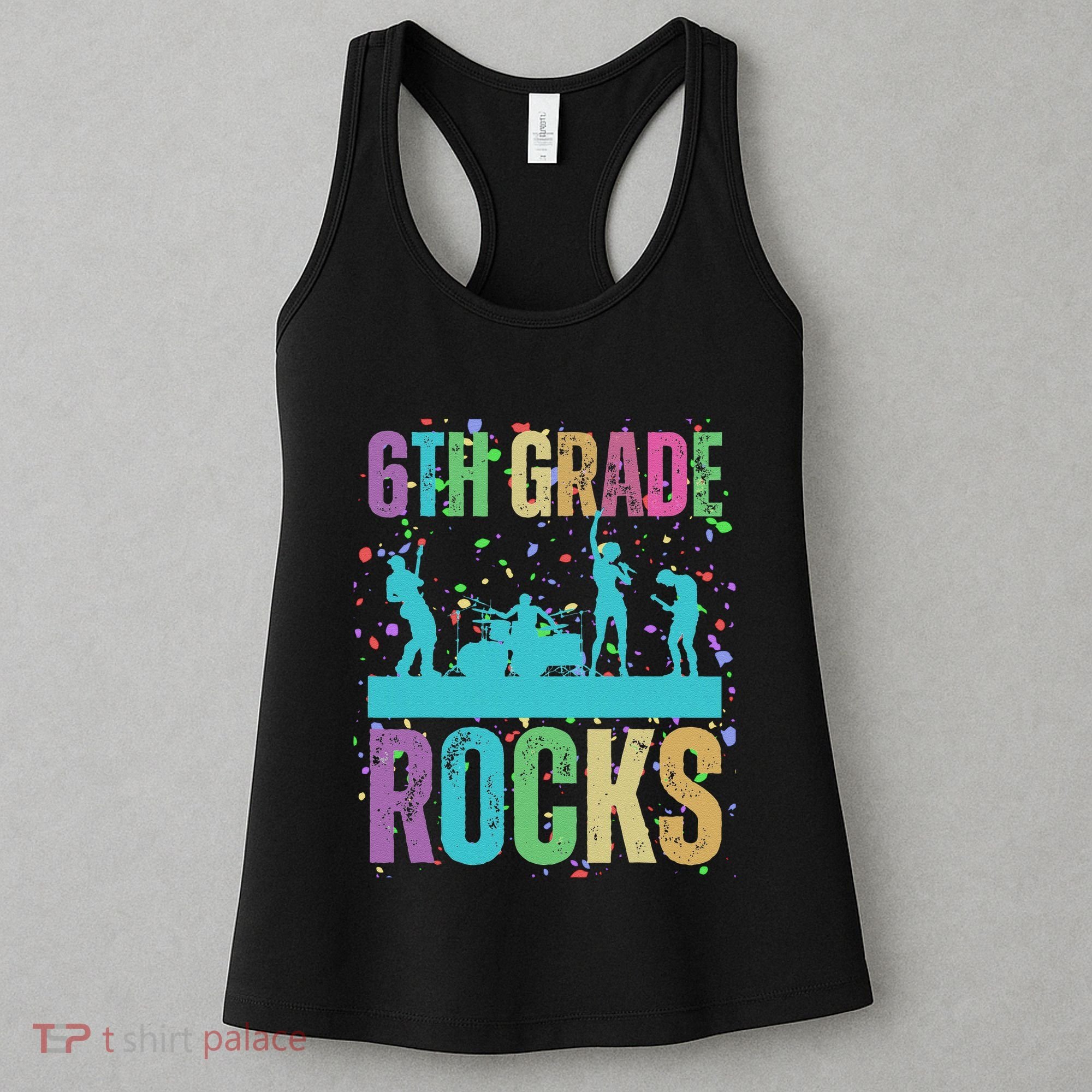 School Rocks Back To School Rockin 6th Grade Rocks Women's Tank Top