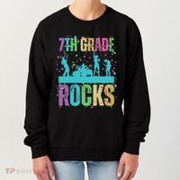 School Rocks Back To School Rockin 7th Grade Rocks Women's Sweatshirt thumb 0