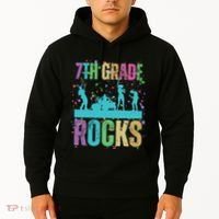 School Rocks Back To School Rockin 7th Grade Rocks Hoodie thumb 2