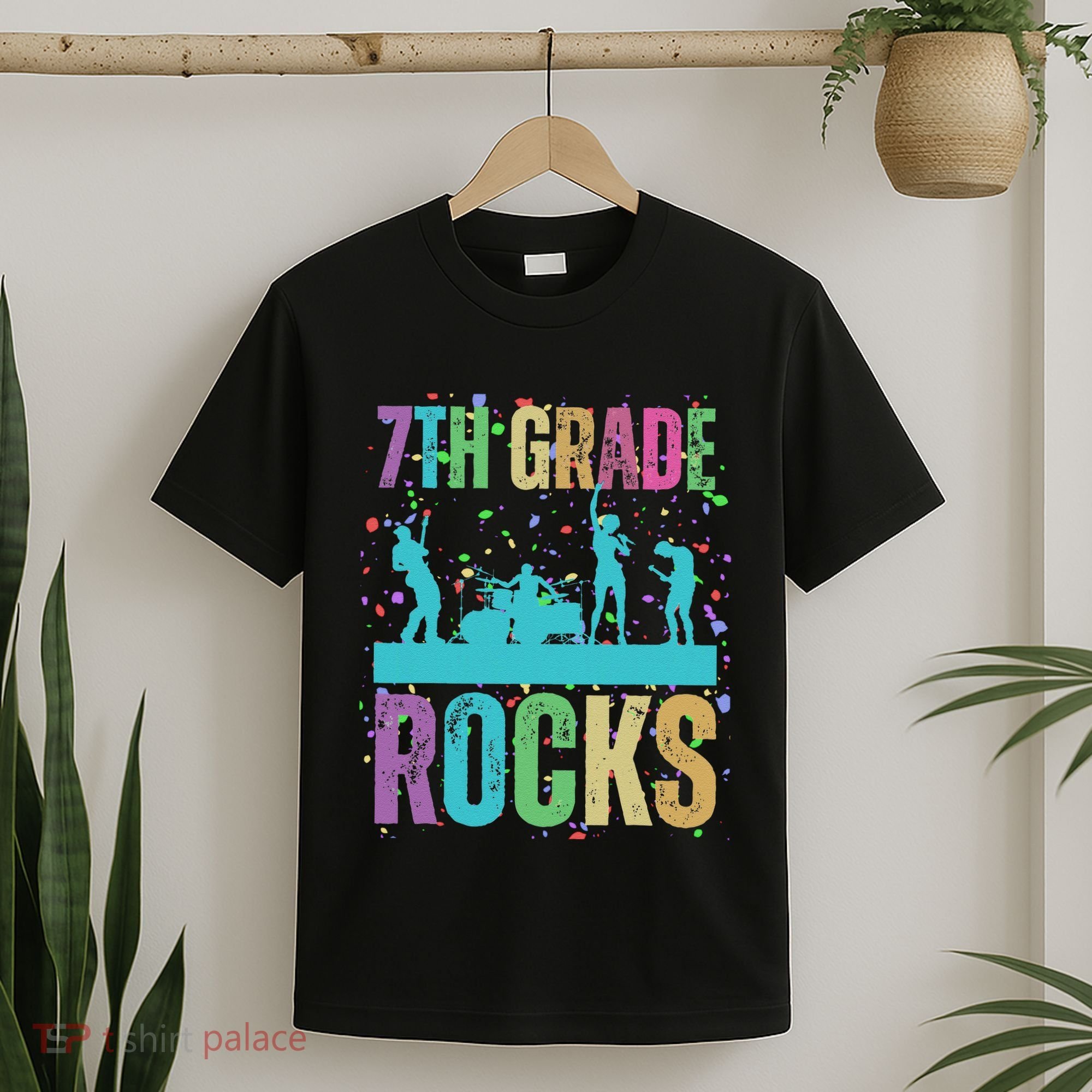 School Rocks Back To School Rockin 7th Grade Rocks T-Shirt