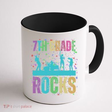School Rocks Back To School Rockin 7th Grade Rocks Coffee Mug back