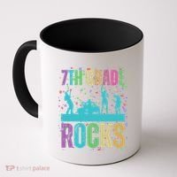 School Rocks Back To School Rockin 7th Grade Rocks Coffee Mug thumb 0