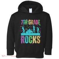 School Rocks Back To School Rockin 7th Grade Rocks Toddler Hoodie thumb 0