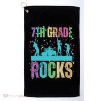 School Rocks Back To School Rockin 7th Grade Rocks Golf Towel thumb 0