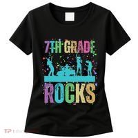 School Rocks Back To School Rockin 7th Grade Rocks Women's T-Shirt thumb 0