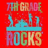 School Rocks Back To School Rockin 7th Grade Rocks Santa Hat thumb 1