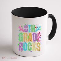 School Rocks Back To School Rockin 8th Grade Rocks Coffee Mug thumb 1