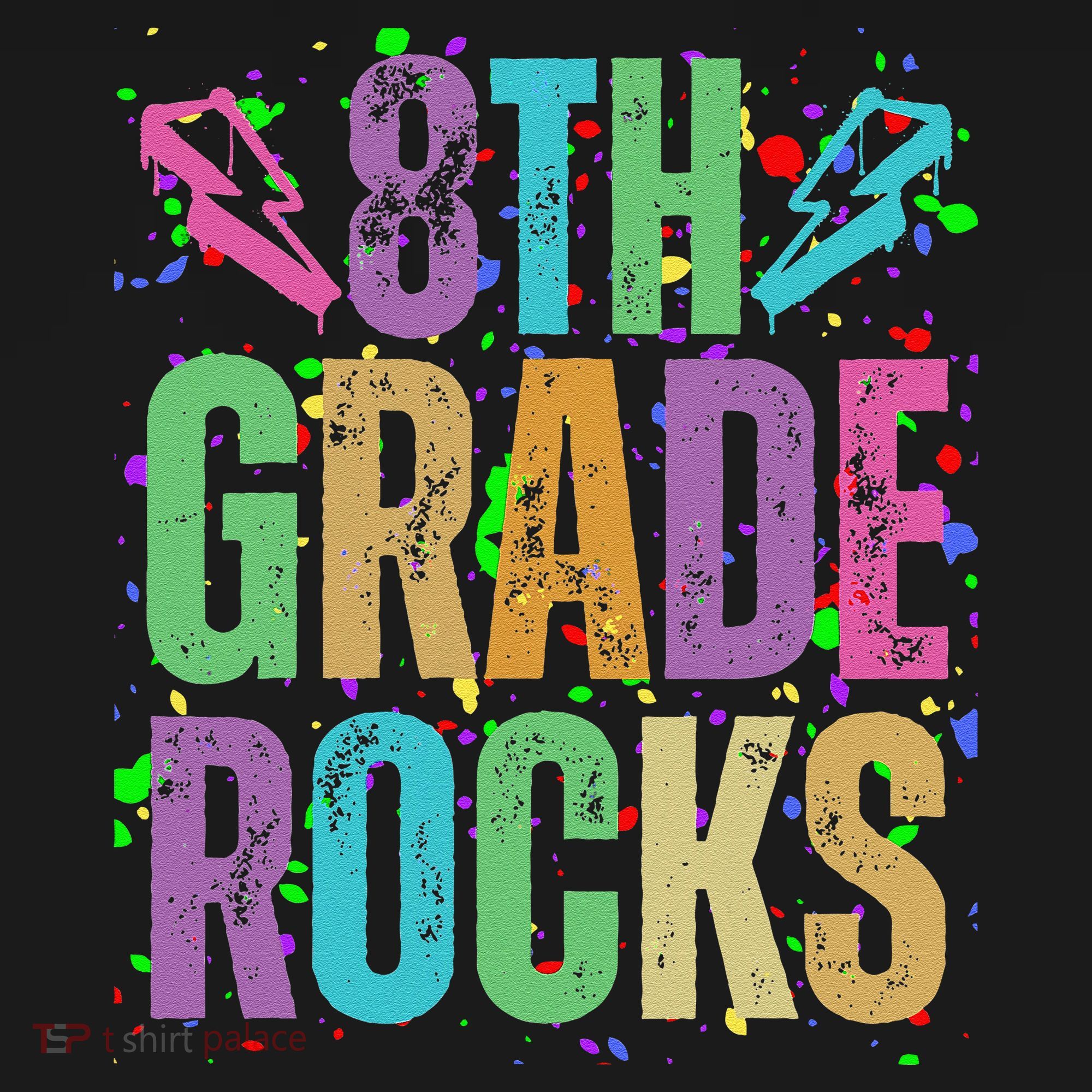 School Rocks Back To School Rockin 8th Grade Rocks Women's Hoodie
