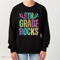 School Rocks Back To School Rockin 9th Grade Rocks Women's Sweatshirt thumb 0