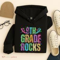 School Rocks Back To School Rockin 9th Grade Rocks Hoodie thumb 4