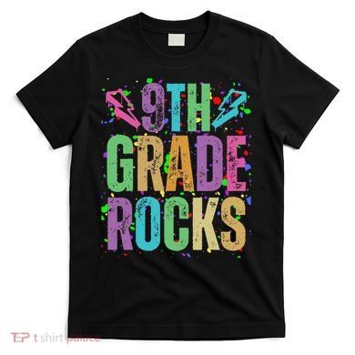 School Rocks Back To School Rockin 9th Grade Rocks T-Shirt