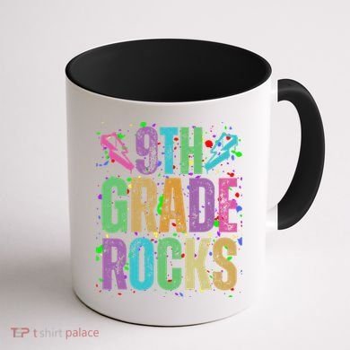 School Rocks Back To School Rockin 9th Grade Rocks Coffee Mug back