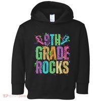 School Rocks Back To School Rockin 9th Grade Rocks Toddler Hoodie thumb 0