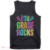 School Rocks Back To School Rockin 9th Grade Rocks Tank Top thumb 0