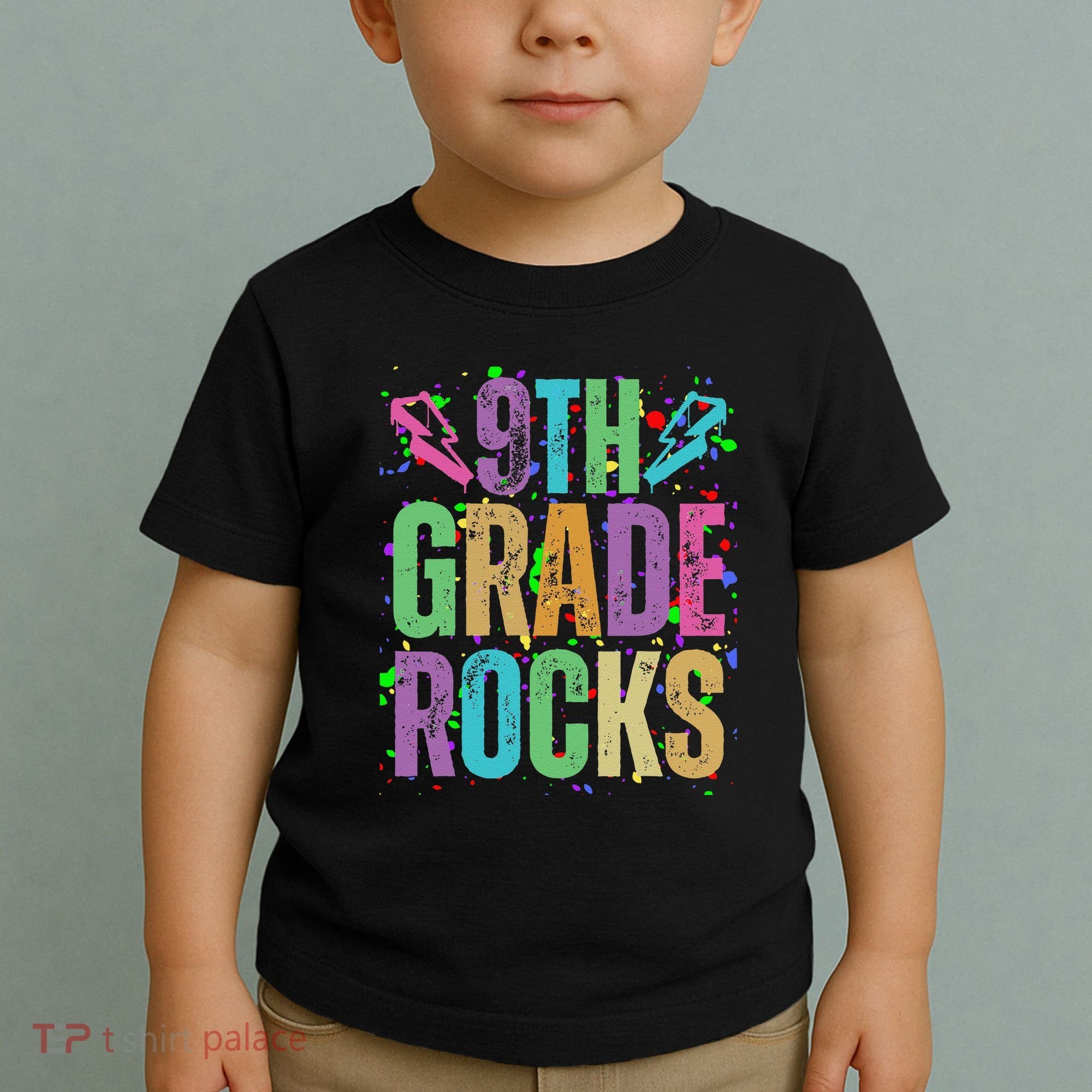 School Rocks Back To School Rockin 9th Grade Rocks Toddler T-Shirt