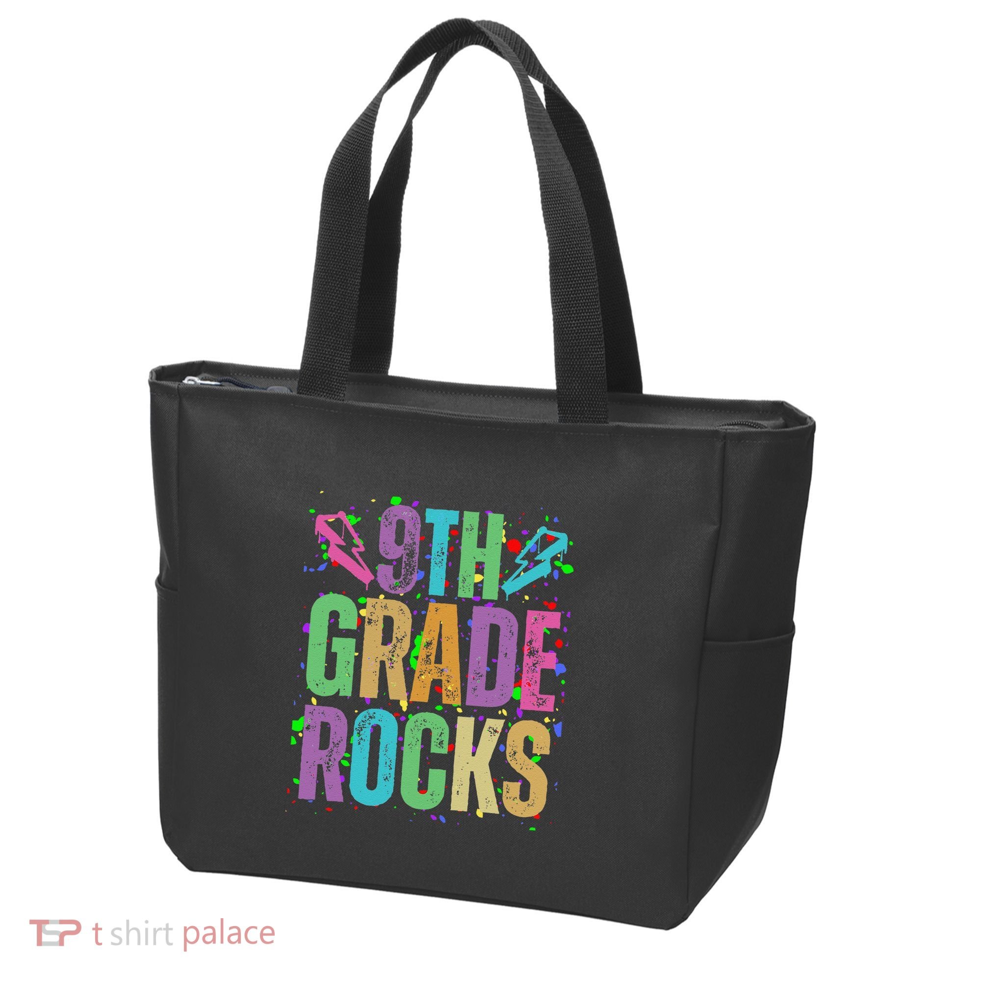 School Rocks Back To School Rockin 9th Grade Rocks Tote Bag