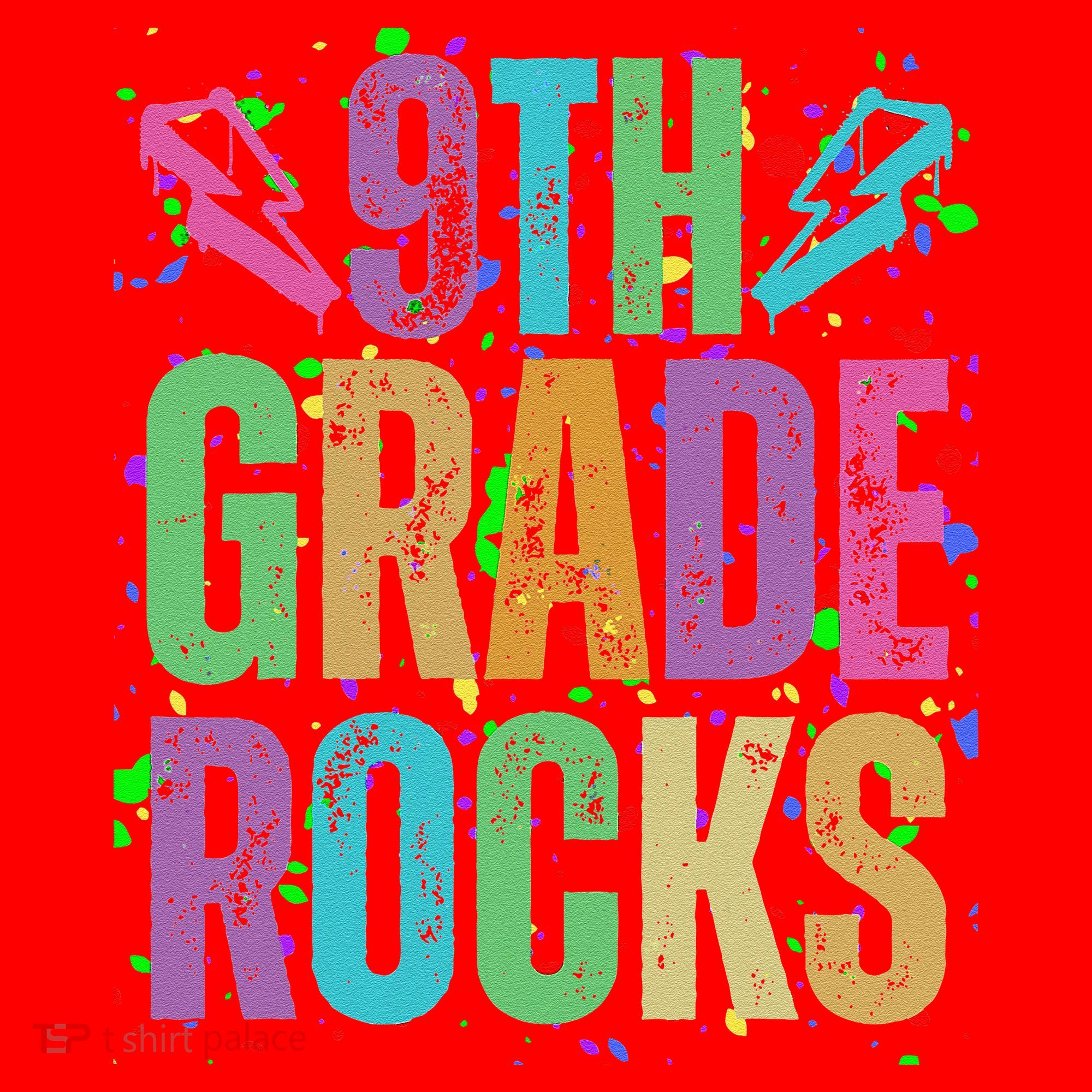 School Rocks Back To School Rockin 9th Grade Rocks Santa Hat