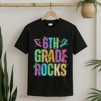 School Rocks Back To School Rockin 6th Grade Rocks T-Shirt thumb 2