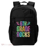 School Rocks Back To School Rockin 6th Grade Rocks Backpack thumb 0