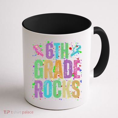 School Rocks Back To School Rockin 6th Grade Rocks Coffee Mug back