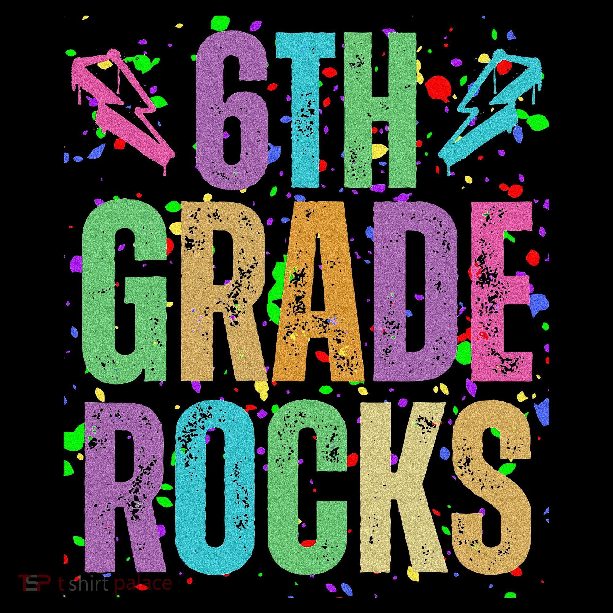 School Rocks Back To School Rockin 6th Grade Rocks Women's Hoodie