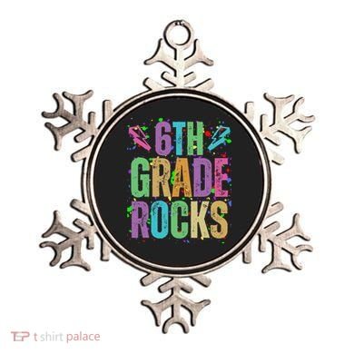 School Rocks Back To School Rockin 6th Grade Rocks Ornament