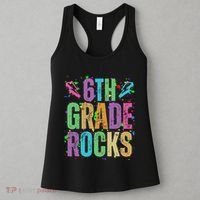 School Rocks Back To School Rockin 6th Grade Rocks Women's Tank Top thumb 3