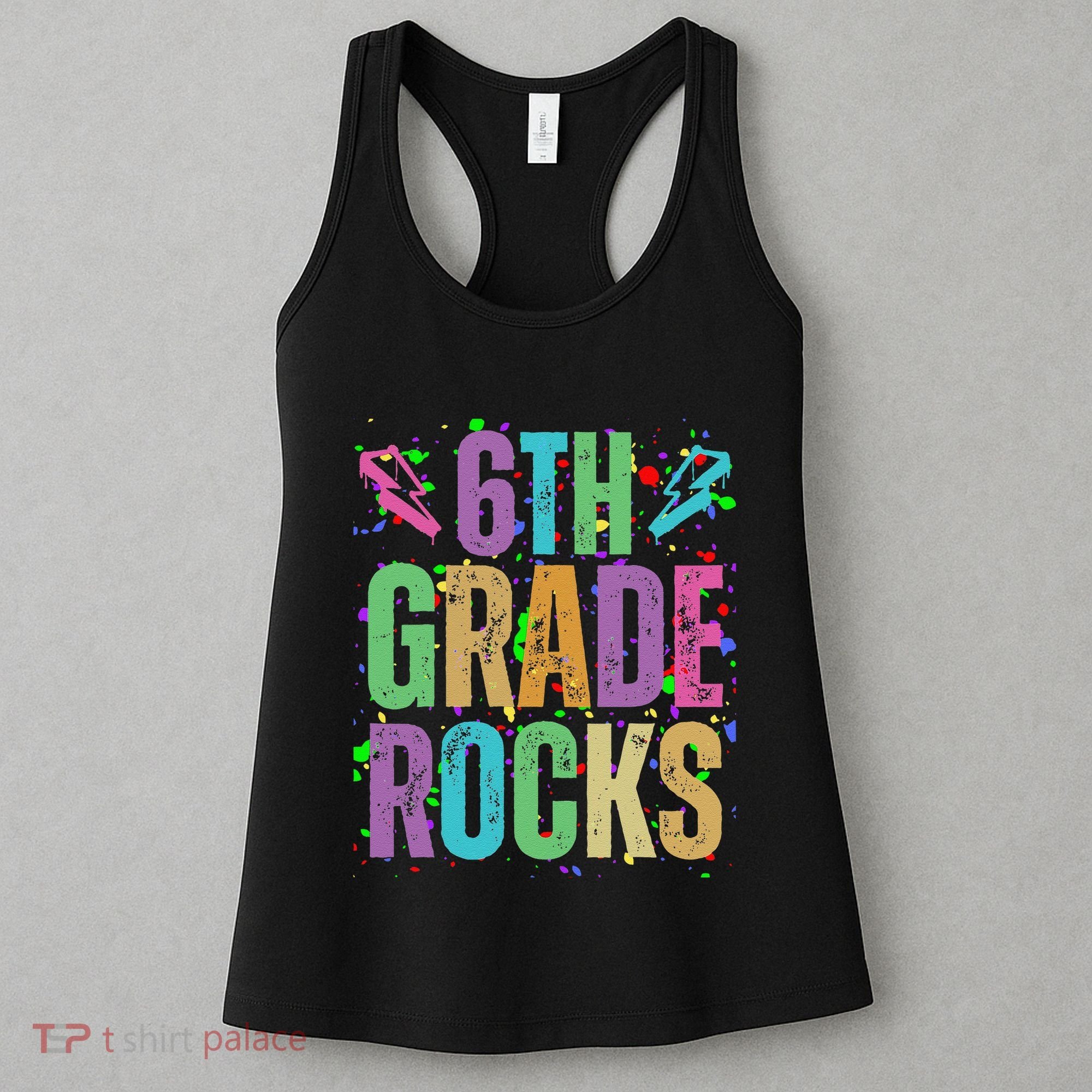 School Rocks Back To School Rockin 6th Grade Rocks Women's Tank Top