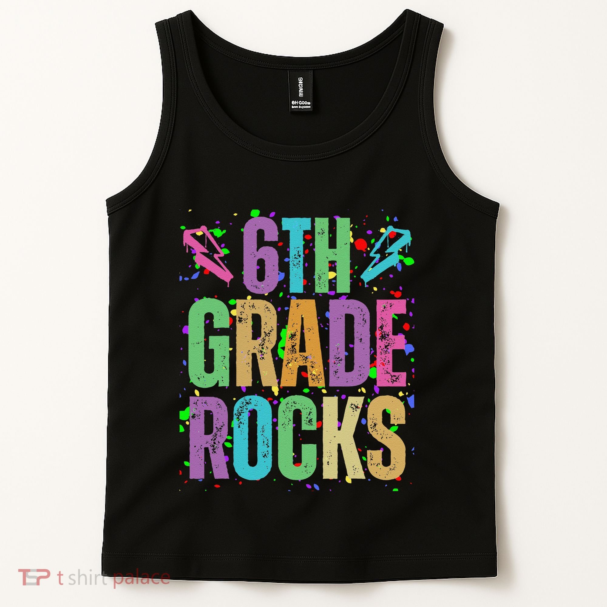 School Rocks Back To School Rockin 6th Grade Rocks Tank Top