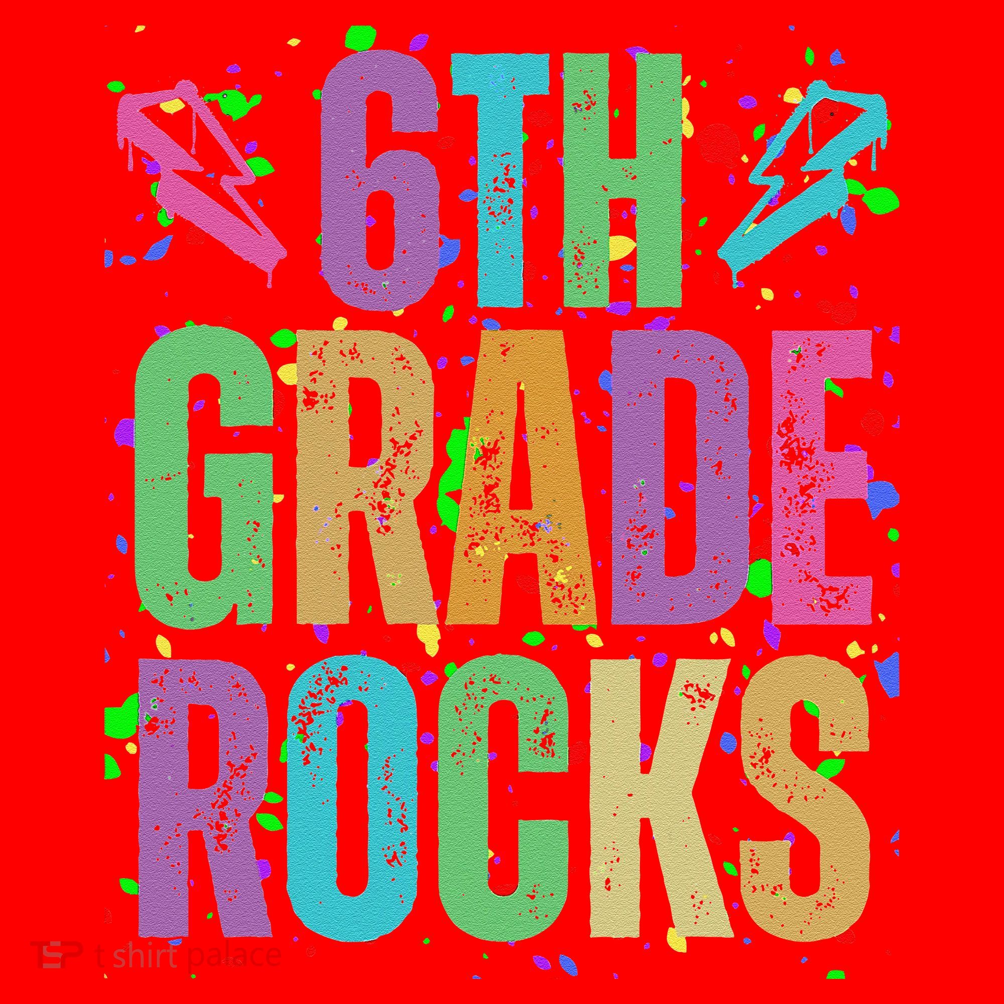 School Rocks Back To School Rockin 6th Grade Rocks Santa Hat