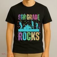 School Rocks Back To School Rockin 9th Grade Rocks T-Shirt thumb 3