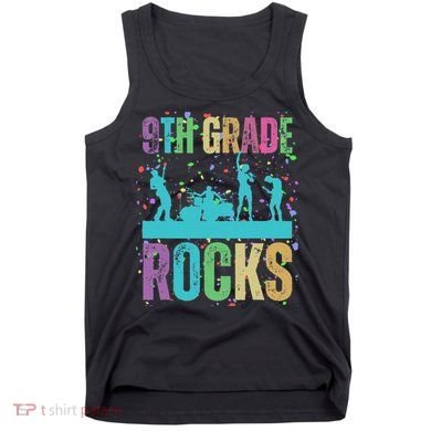 School Rocks Back To School Rockin 9th Grade Rocks Tank Top